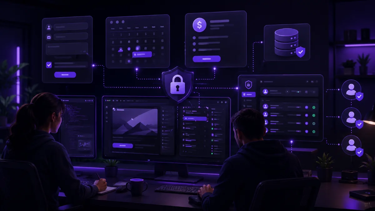 Desarrollo de sitio web profesional con formularios, panel privado, base de datos segura y criterios de protección de datos personales.